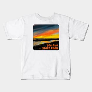 Sea Rim State Park, Texas Kids T-Shirt